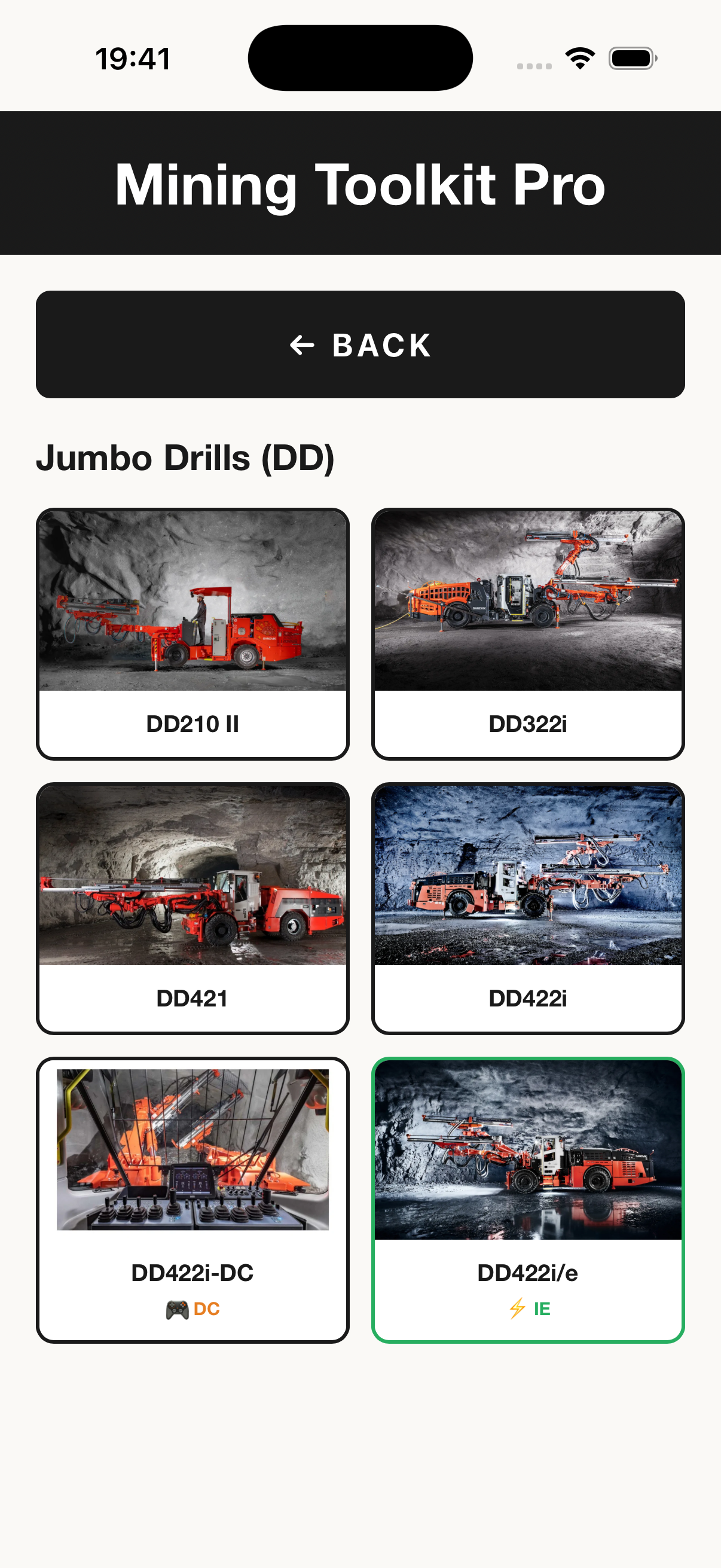 Drill Specifications